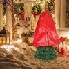 SMLJFO Upright Christmas Tree Storage Bag with Drawstring Fits Up
