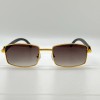 Men Sunglasses Square Classic Hip Hop Shades Buffs Wood Arms
