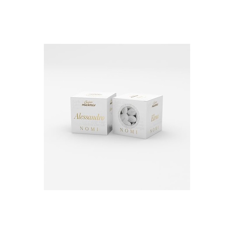 Confetti Maxtris NOME ANDREA ciocomandorla classico cubotto 200g