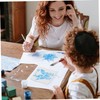 KONTONTY 12 Sheets Cartoon Animal Stencils for DIY Projects Reusable