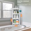 ELYKEN 4 Tier Shower Caddy Organizer Shelf Corner, 14.4 x