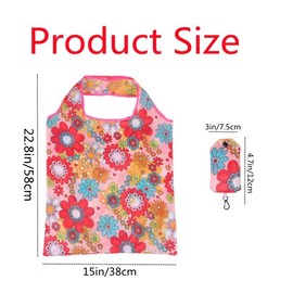 Reusable Shopping Bag,8 Pack Foldable Grocery Bags with Pouch,Washable Shopping Tote Bags for Daily Shopping, Groceries, Travel, Camping, Picnic