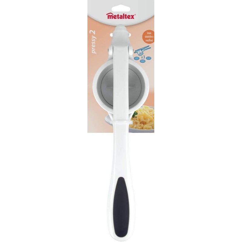 Metaltex PRESSY 2 Potato Ricer WHT 251716, Silver