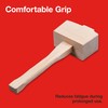 Am-Tech 4.5" (115mm) Beech Wood Mallet