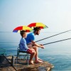 WZHHDM 3Pcs Umbrella Hats, Head Umbrella with Elastic Bands Fishing