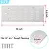 Foundation Vent Cover,Crawl Space Vent Cover for Foundation Garage Attic