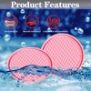 Sodcay 4 PCS Car Cup Holder Inserts, Anti Slip PVC