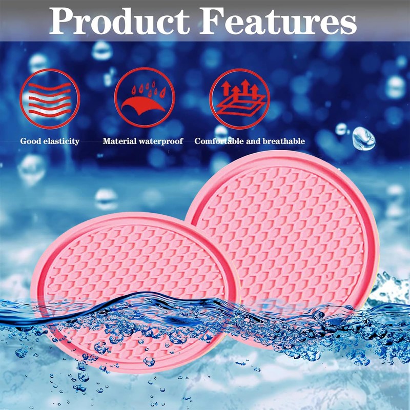 Sodcay 4 PCS Car Cup Holder Inserts, Anti Slip PVC