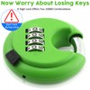 Maitys 4 Digit Combination Locks Stainless Steel Code Disc Lock