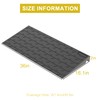 OrangeStar Heavy Duty Rubber Threshold Ramp – 2" Rise Wheelchair