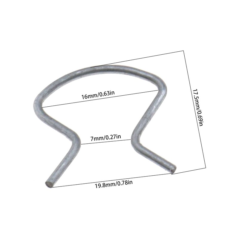 EMSea 8X Door Window Metal Clip Crank Retainer Roll Up