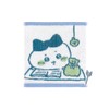 Chiikawa 41-1180060 House Towel Handkerchief, Blue, Pile, Small Size, Approx.