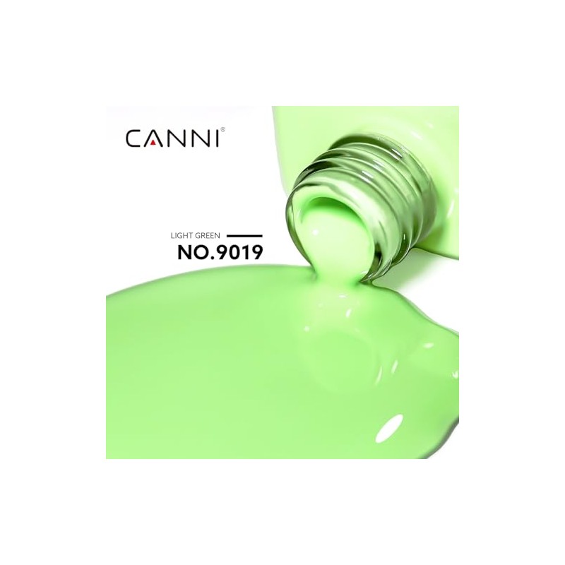CANNI- Esmalte de uñas en gel verde lima pastel, 1