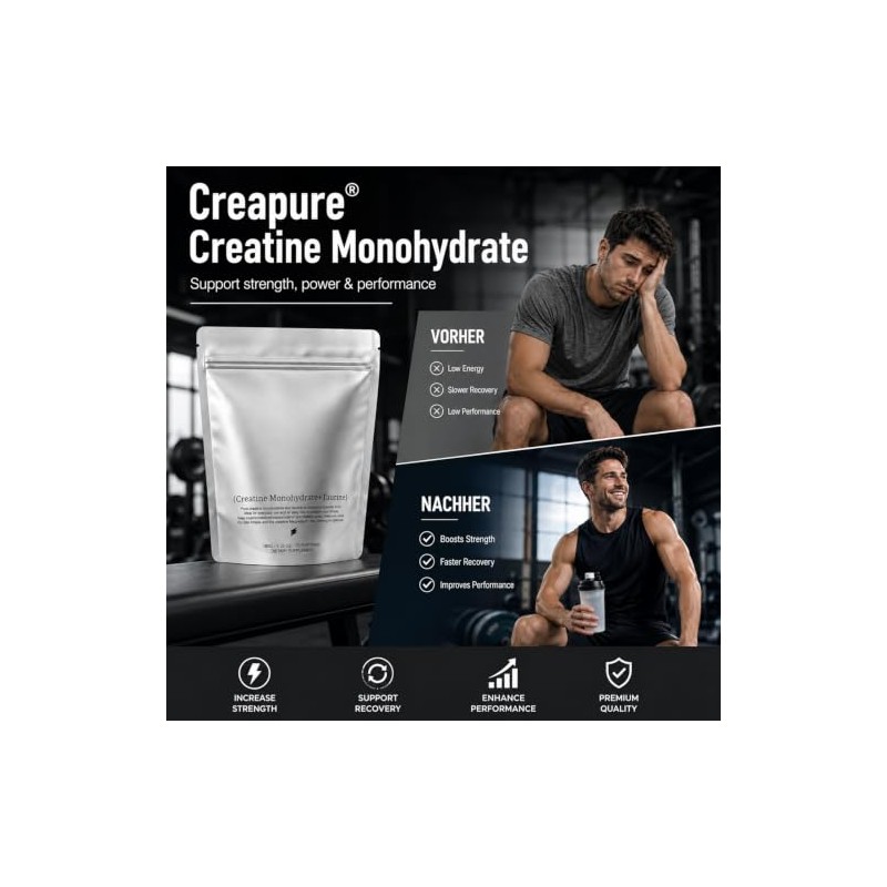 JIASHA Creatine and Taurine Powder for Enhanced Performance