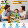 CraftyNest 100PCS Magnetic Blocks for Kids 4-8, Magnetic Building Blocks