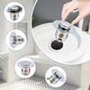 Tohrugue Universal Leak Plug Water Head Sink Pop Up with