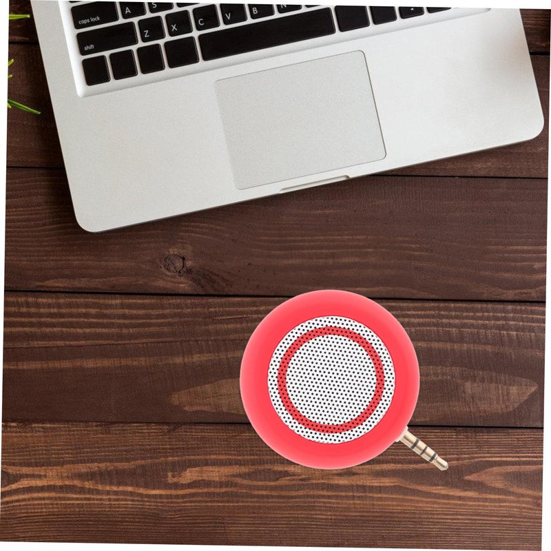Tofficu 3.5mm Input Mini Speaker Desktop External Speaker Computer Portable