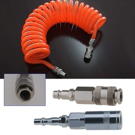 OTOTEC 4Pcs Euro & PCL Air Fitting Conversion Adapters Set 1/4 Inch BSP Male Euro to Female PCL & Male PCL to Female Euro Converter Airline Hoses Quick Release