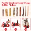 LIFLIX Bully Stick Holder, 2-in-1 Feeding Toy Dogs, Adjustable Bully