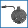 A ABSOPRO Bumper Tow Hook Eye Cover 3AA807155GRU Silver Tone