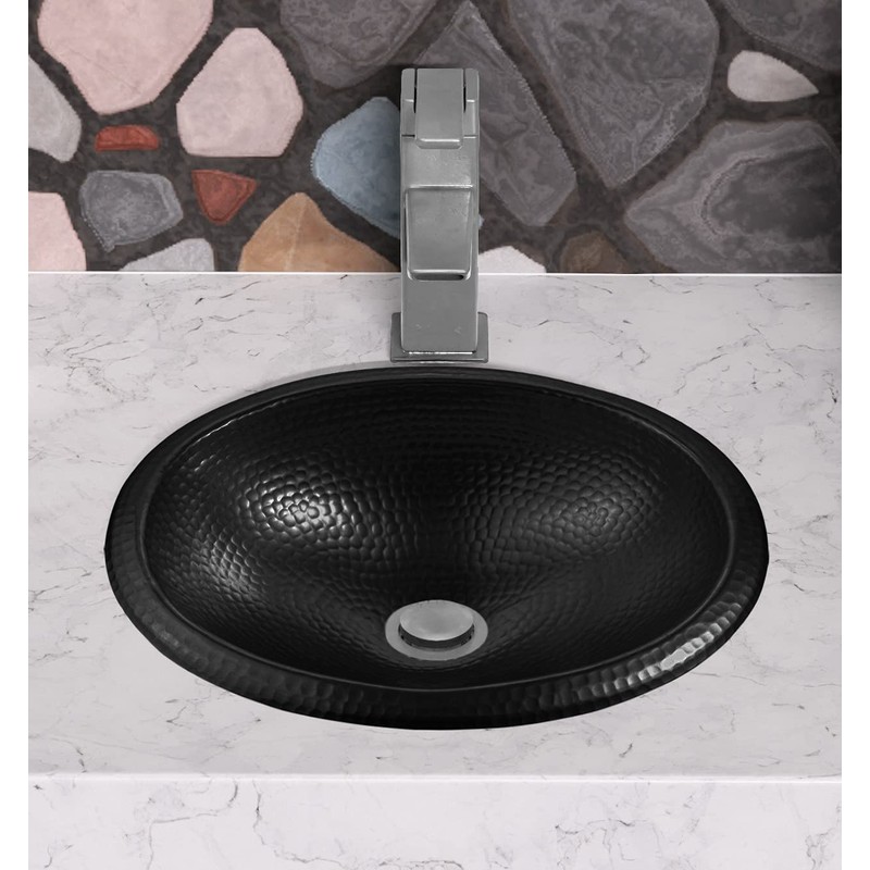Monarch Abode Bathroom Sink – 17-Inch Oval Drop In Bathroom