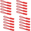 Red Snail 20PCS Zipper Pull - Bright Helper, Replacement, Nylon