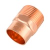 10-Pack EFIELD 1/2" C x 3/4" MNPT Copper Male Adapter,