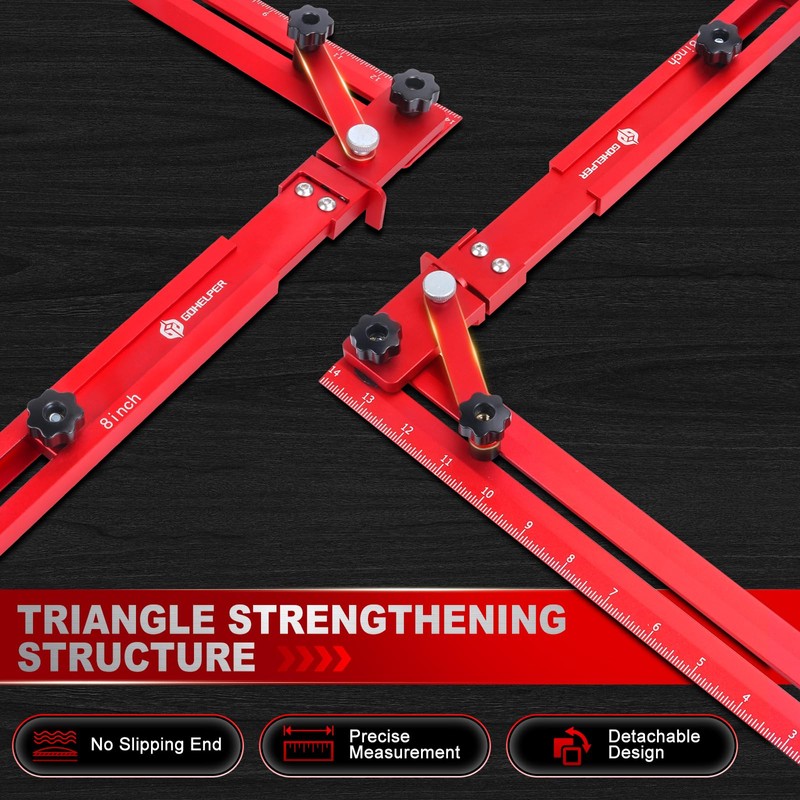 Stair Tread Template Tool, Stair Tread Gauge Measuring Tool Jig