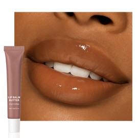FeiCuiYun Summer Lip Butter Balm, Ultra-Hydrating Natural Vegan Lip Balm, Sheer-Tinted Shine & Hydration, Soothes & Softens Dry Lips Skincare, Bálsamo labial hidratante #3 Iced Coffee 0.5 Fl Oz