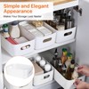 Akamino 10 Pcs Plastic Storage Boxes, 20.5X14X7Cm White Storage Baskets