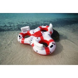 Swimline Solstice Super Chill Tube Triple Pool and Lake Float Raft Cooler #17003