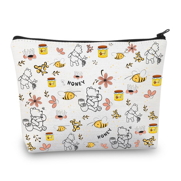 Cartoon Bear Makeup Bag Cosmetic Bag Bear Lover Gifts Bag