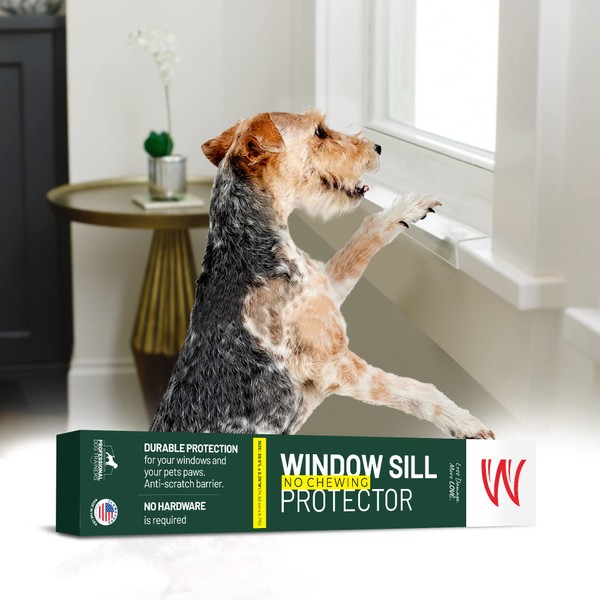 CLAWGUARD PLEXIGLASS Window Sill Protector - Thick Crystal Clear Protection