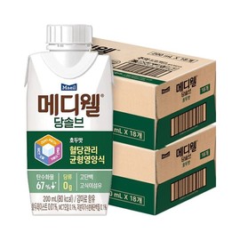 Mediwell 메디웰 당솔브 호두맛 200ml 36팩(18입 2박스) Mediwell Dangsulb Walnut Flavor 200ml 36 Packs (18 Units 2 Boxes)