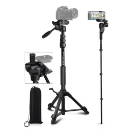 NIANYISO Tripie Tripoide 69'' Tripode P/binoculares Camaras