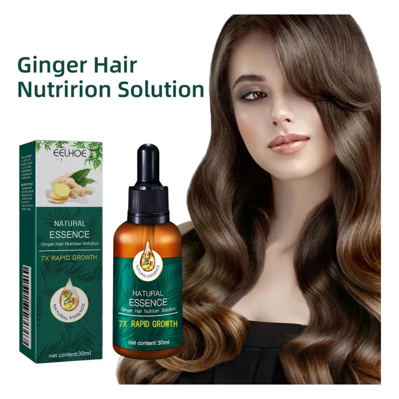 Aceite Esencial De Jengibre Para El Cuidado Del Cabello: Par