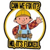 NTICKER 3pcs Can We Fix It? Bob Funny Hard Hat