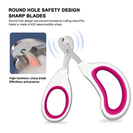 Aogeili Cat Specific Nail Clipper, Avoiding Excessive Cutting, Suitable for Beginners. It Can Also be Used for Small Animals Such as Birds, Hamsters, Rabbits, Hedgehogs, Ferrets, Guinea Pigs, Etc.