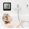 HONPHIER Bathroom Shower Clock Digital Clock Timer Large LCD Display
