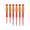 Faithfull VDE Precision Screwdriver Set - 6 Pc: Phillips &