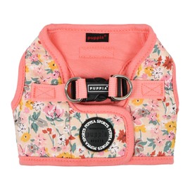 Puppia LITA Step-in Vest Dog Harness No Choke No Pull Walking Training for Small and Medium Dog - Indian Pink - M