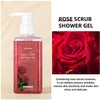 2-in-1 Body Wash & Body Scrub Rose (11.3fl.oz), Gentle Exfoliating