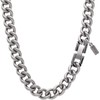 KJ Phiten Titanium Necklace, Curb Length, 17.7 - 23.6 inches
