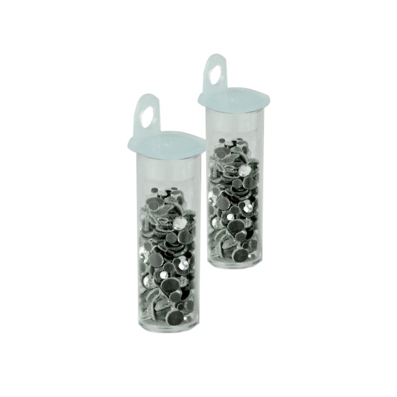 Pebaro 0251 Rhinestone Set, Rhinestone Piston, 12 Attachments for Different