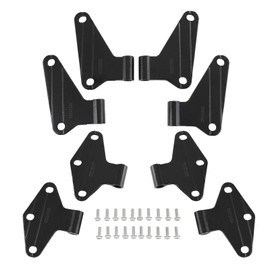 RADHLBNIU Door Hinge Kit Compatible with 2007-2018 Jeep Wrangler JK JKU Unlimited Interior Door Hinges for Jeep JK 8 Pcs