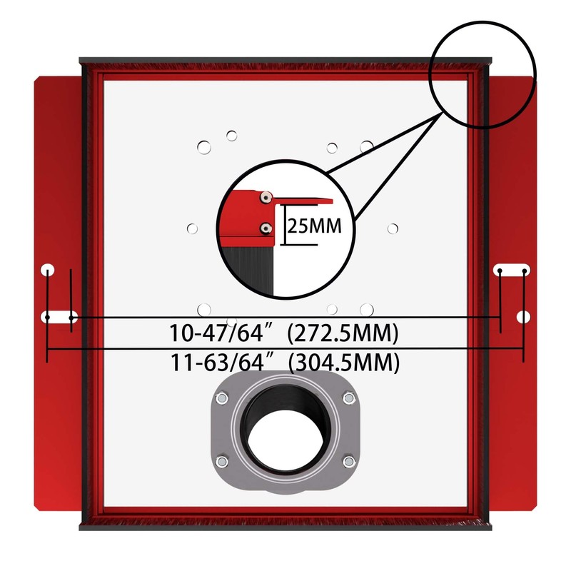 SpeTool Dust Collection Shroud for Spetool router sled (ASIN: B0DHKP5G5G),