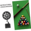 BESPORTBLE Pool Chalk Holder Retractable Billiard Chalk Case Storage for