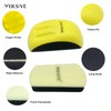 VOLSIVE 6 Inch Hand Sanding Blocks Rectangle and Mouse-Shaped Hook
