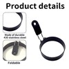 Pack of 2 fried egg moulds, pancake moulds, fried egg