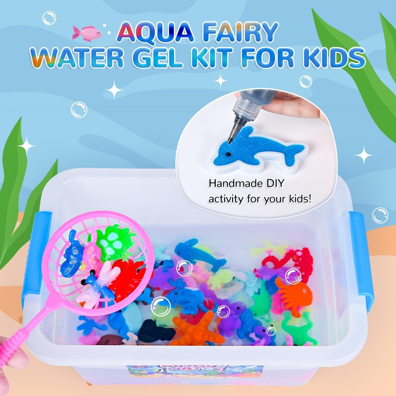 Magic Water Elf toy Kit, Squishy Making Kit with 24
